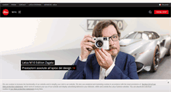 Desktop Screenshot of it.leica-camera.com